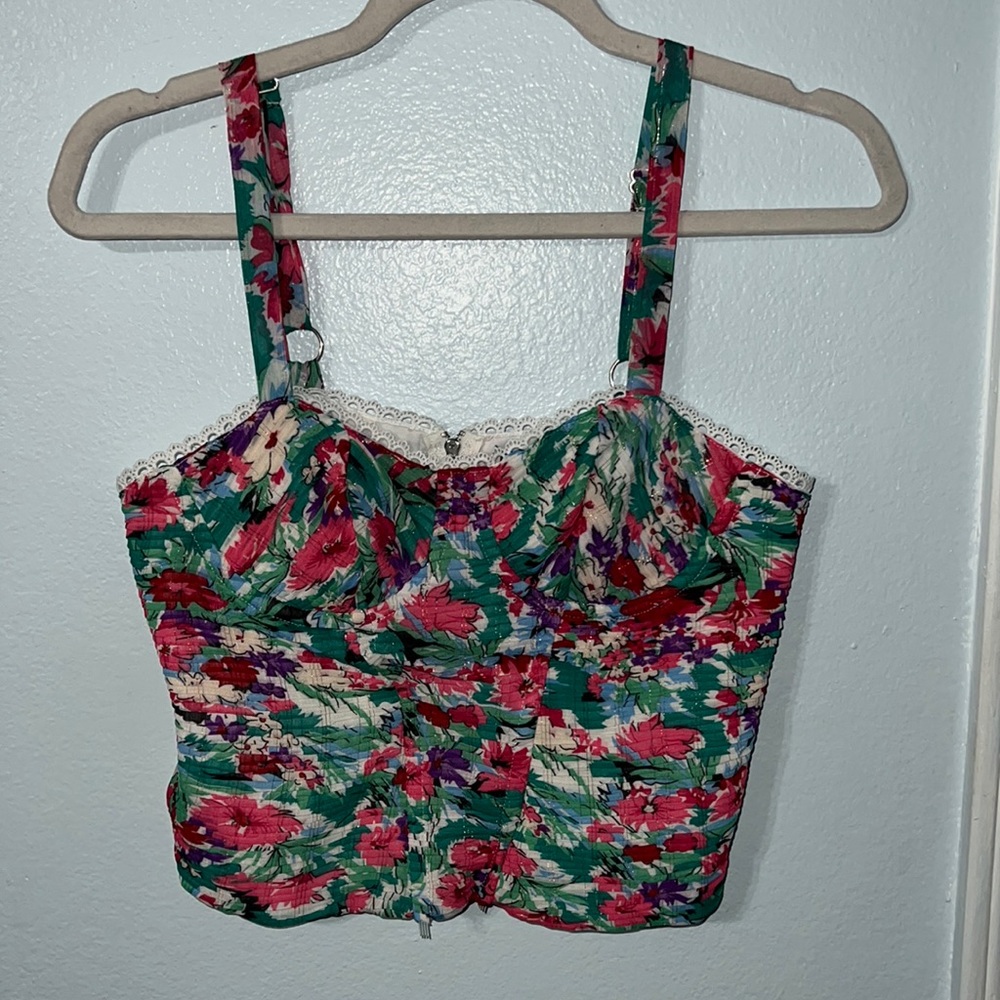 Colorful Corset top size small